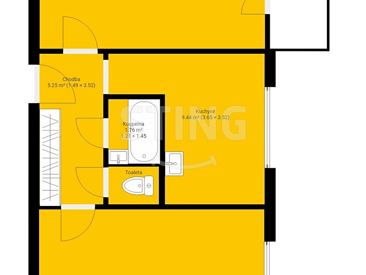 Квартира 2+1 на продаж, 54 м² (5 з 22)