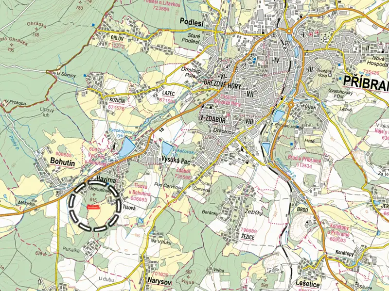 Prodej louky 11507 m², Bohutín – náhled fotky 3