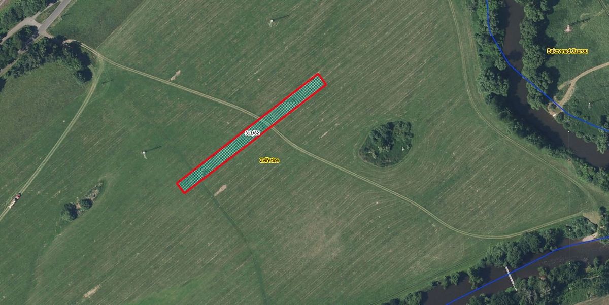 Prodej louky 2060 m², Bakov nad Jizerou – fotka 1 z 3