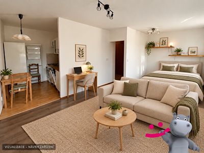 Pronájem bytu 1+kk 33 m²