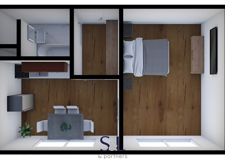 Wohnung 1+1 zur Miete, 34 m² (10 von 10)