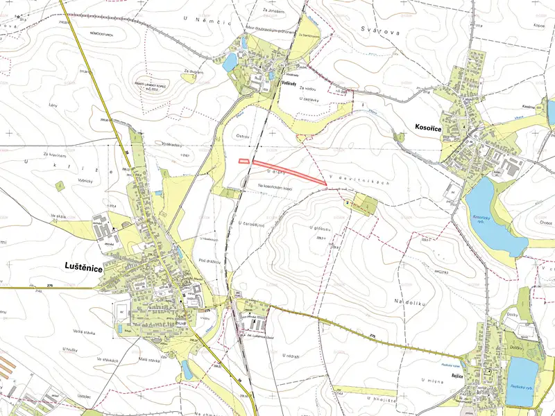 Prodej pole 3782 m², Luštěnice – náhled fotky 2