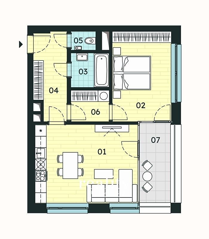 Prodej bytu 2+kk 54 m² – fotografie 4