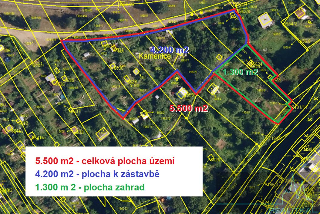 Prodej stavebního pozemku 5500 m², Brno – fotka 1 z 3
