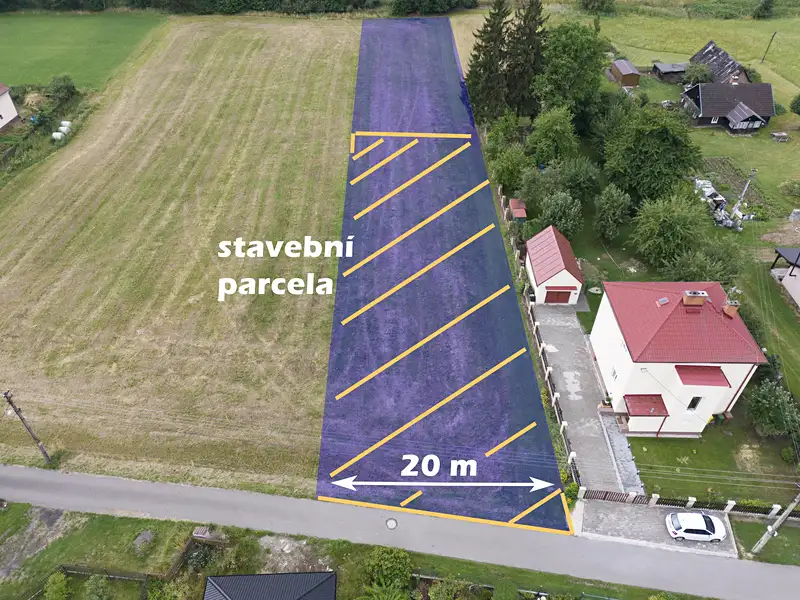 Prodej stavebního pozemku 2530 m², Šenov – náhled fotky 3
