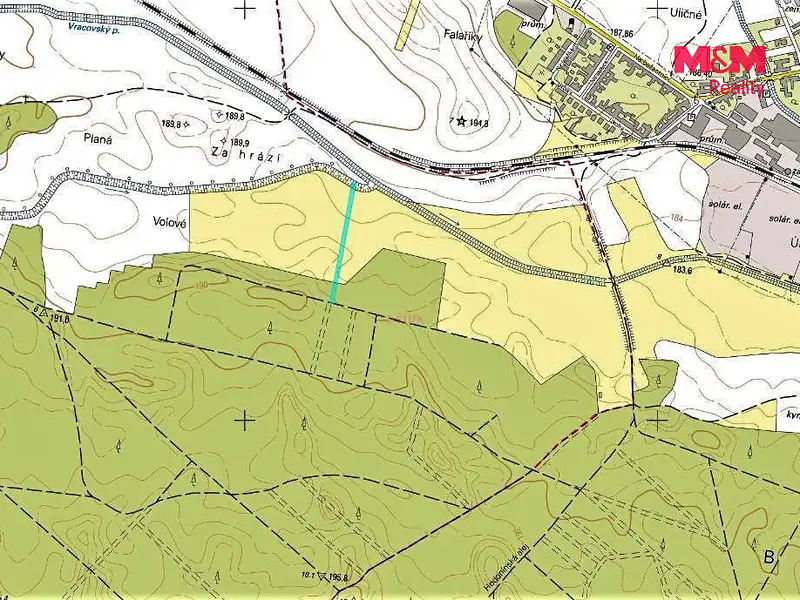 Prodej pole 1474 m², Vracov – náhled fotky 2