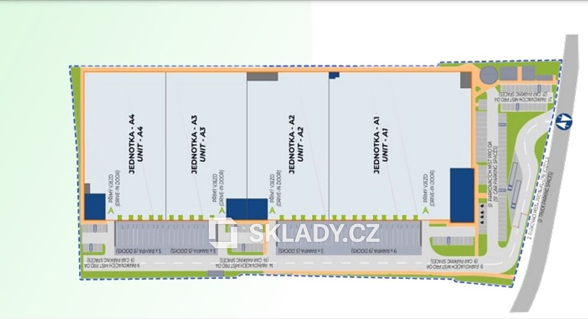 Pronájem skladového prostoru 4200 m² – fotografie 2