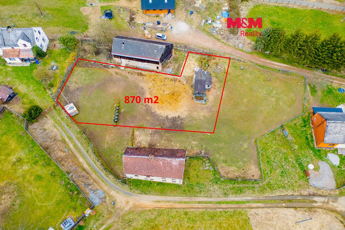 Prodej stavebního pozemku 870 m², Toužim – fotka 1 z 3