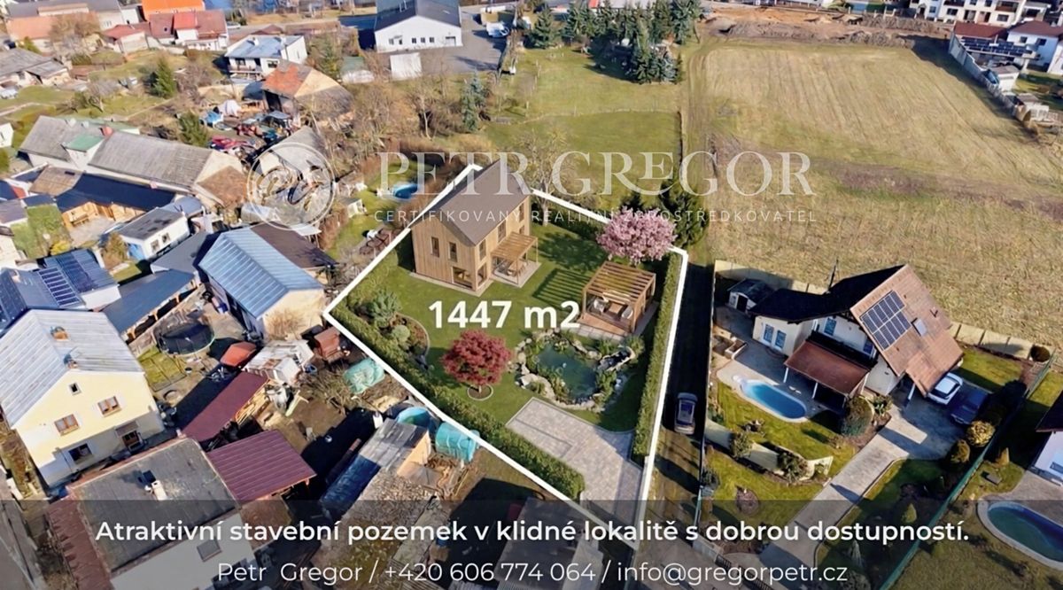 Prodej stavebního pozemku 1447 m² – fotografie 3