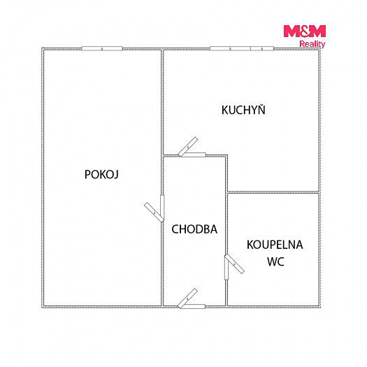 Prodej bytu 1+1 30 m² – fotografie 3