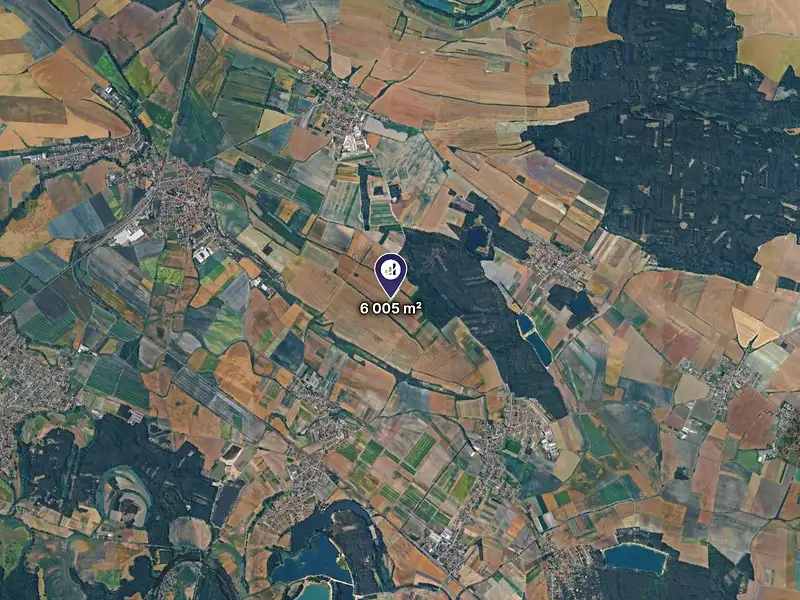 Prodej pole 6005 m², Všetaty – náhled fotky 2