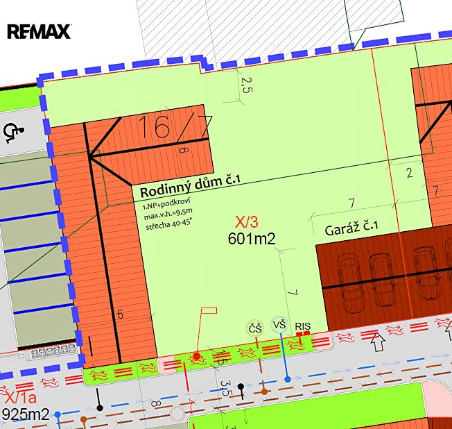 Prodej stavebního pozemku 602 m² – fotografie 3