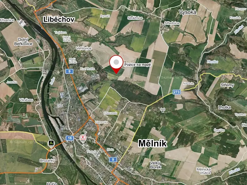 Prodej pole 22731 m², Mělník – náhled fotky 3