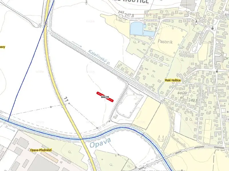 Prodej pole 639 m², Opava – náhled fotky 3