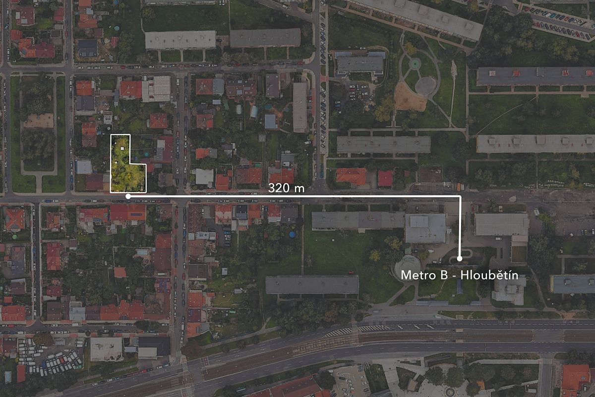 Prodej stavebního pozemku 901 m² – fotografie 3