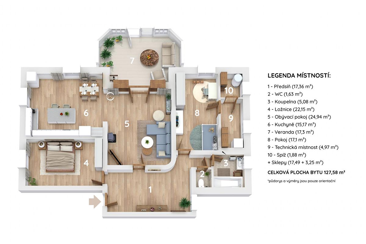 Prodej bytu 3+kk 127 m² – fotografie 5