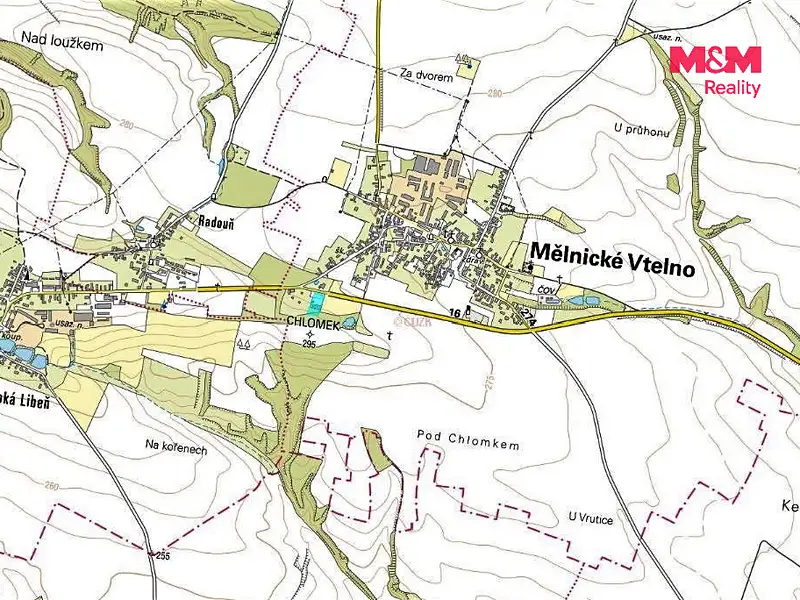 Prodej zahrady 2216 m², Mělnické Vtelno – náhled fotky 3