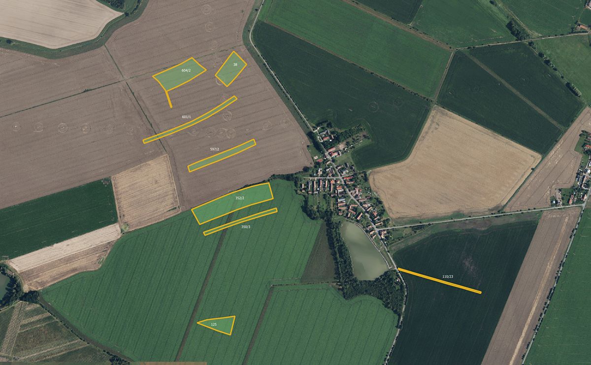 Prodej pole 89348 m², Nový Bydžov – fotka 1 z 3