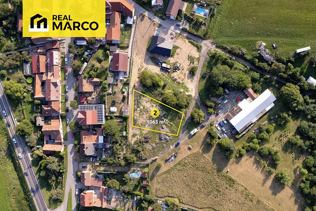 Prodej stavebního pozemku 1063 m²