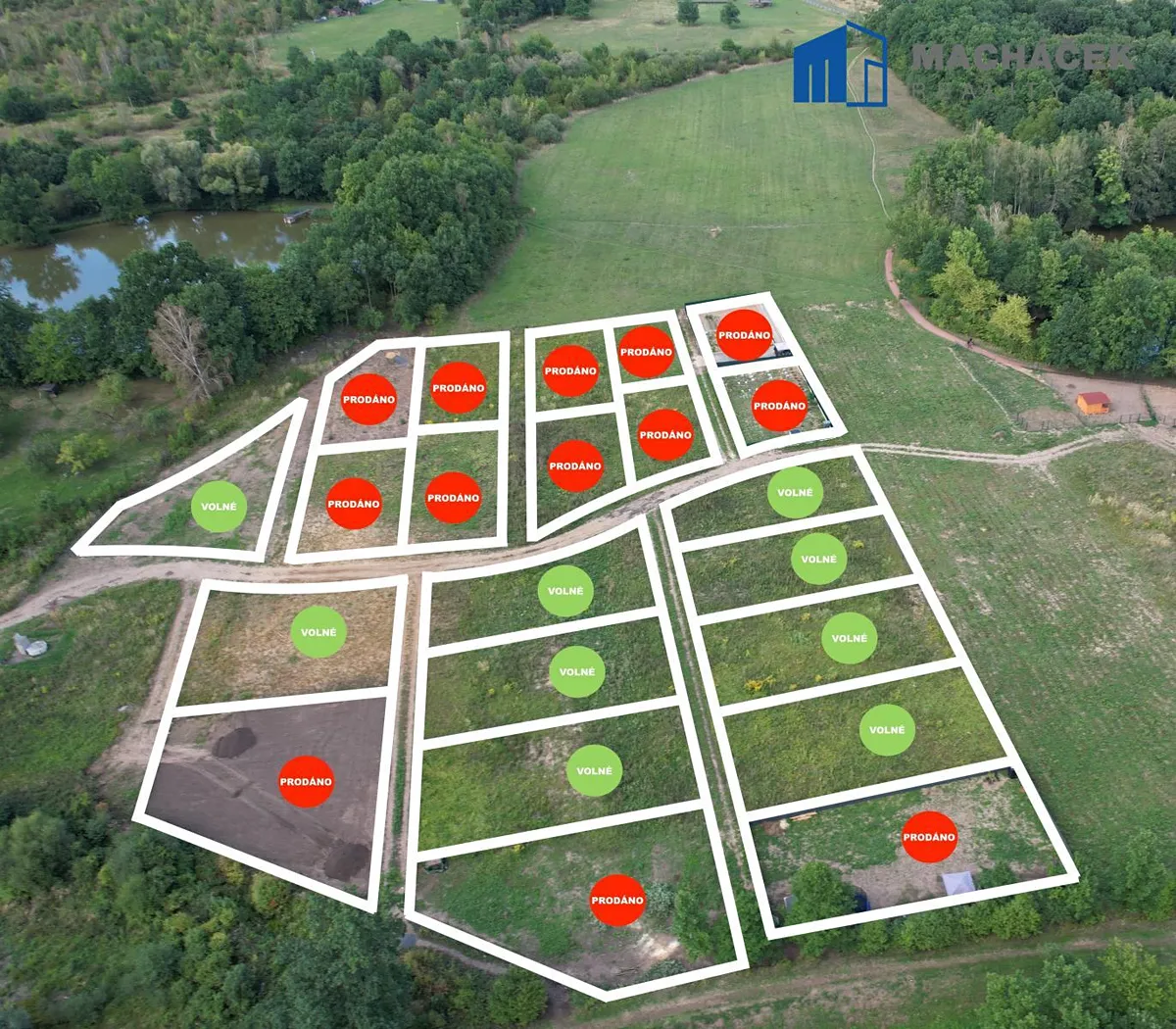 Prodej zahrady 500 m²