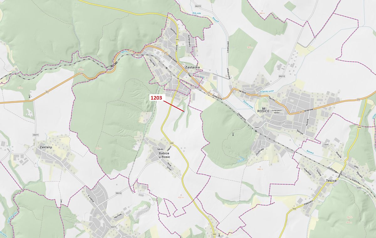 Dražba lesa 359 m², Babice u Rosic – fotka 1 z 3