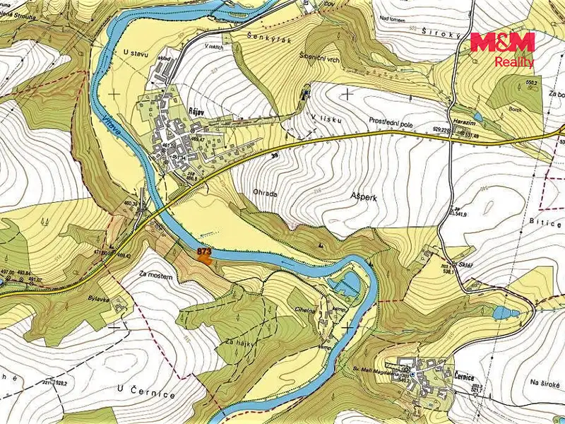 Prodej louky 1837 m², Zlatá Koruna – náhled fotky 2