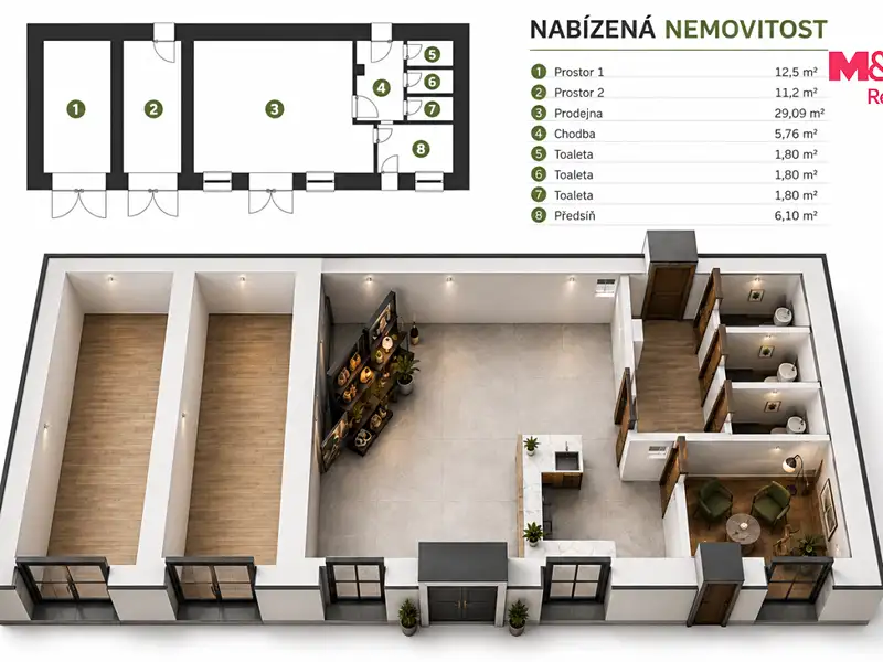 Prodej rodinného domu 70 m², pozemek 437 m², Karlštejn – náhled fotky 3