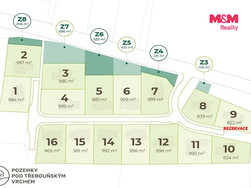 Prodej stavebního pozemku 824 m², Toužim – náhled fotky 2