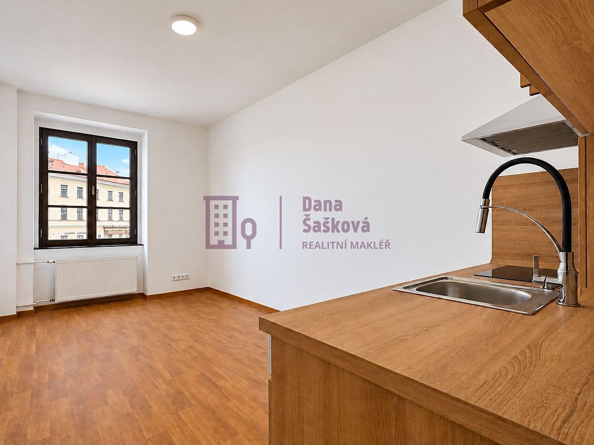 Pronájem bytu 1+kk 20 m², Jindřichův Hradec – fotka 1 z 3