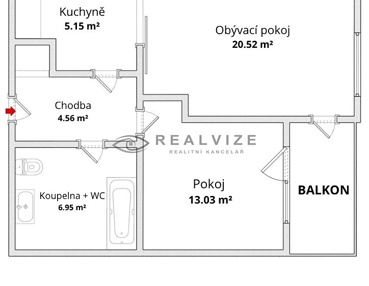Wohnung 2+1 zum Kauf, 52 m² (11 von 11)