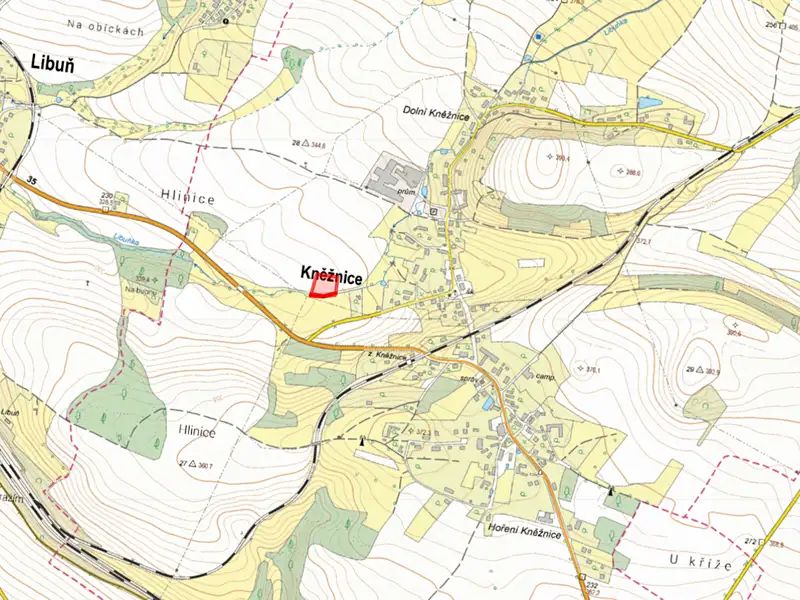Prodej louky 3810 m², Kněžnice – náhled fotky 2