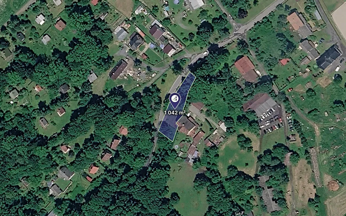 Prodej stavebního pozemku 1042 m²