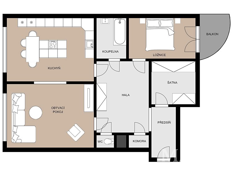 Prodej bytu 2+1, 89 m² (26 z 26)