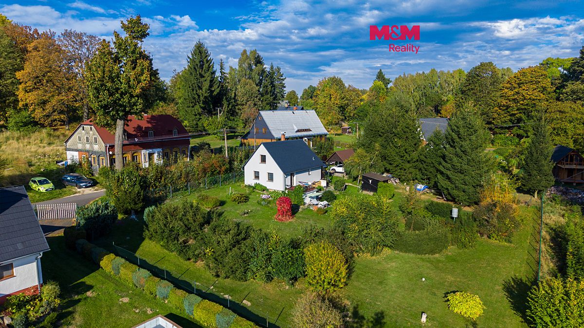 Prodej chalupy 80 m², pozemek 2058 m², Staré Křečany – fotka 1 z 3