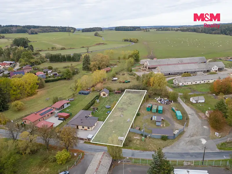 Prodej stavebního pozemku 1300 m², Stráž – náhled fotky 3