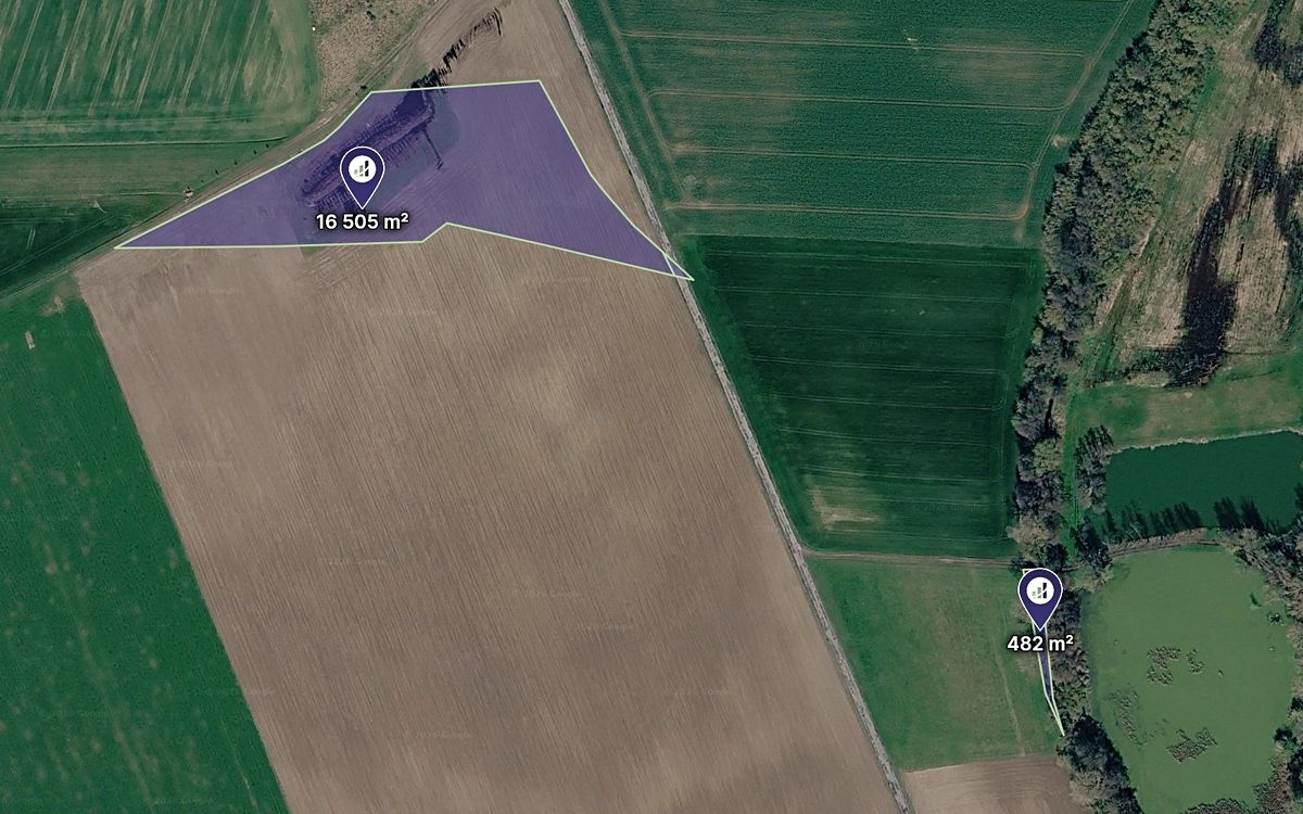 Prodej pole 16987 m², Kostomlaty nad Labem – fotka 1 z 3