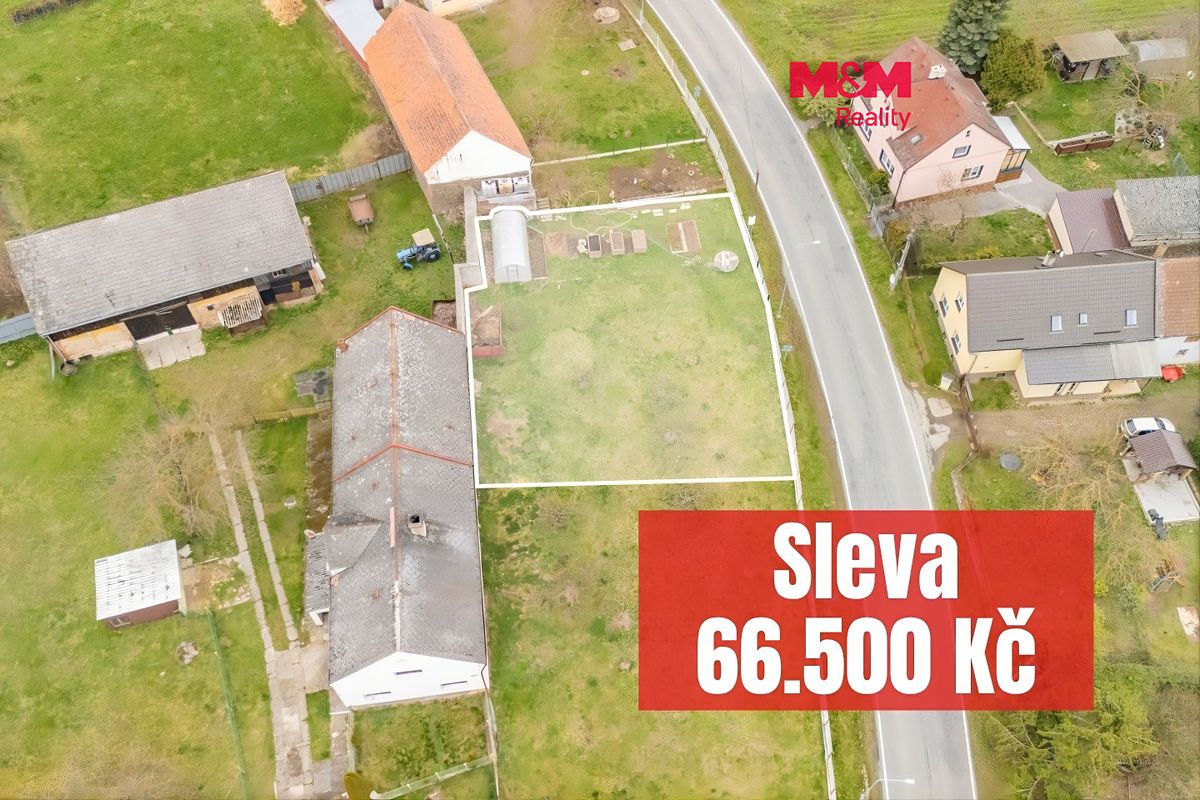Prodej stavebního pozemku 665 m², Horní Kozolupy – fotka 1 z 3
