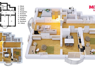 Wohnung 4+1 zum Kauf, 148 m² (3 von 26)