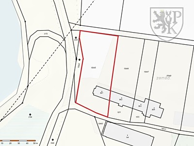 Prodej  komerčního pozemku 3 703 m²