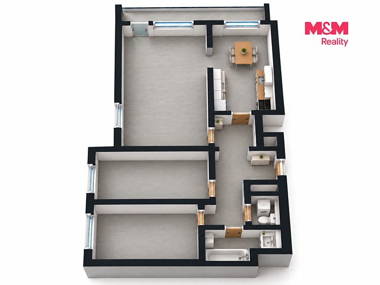 Wohnung 3+1 zur Miete, 72 m² (11 von 13)