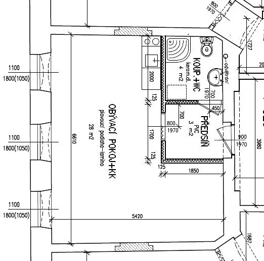 Prodej bytu 1+kk 35 m², Jablonné v Podještědí – náhled fotky 2