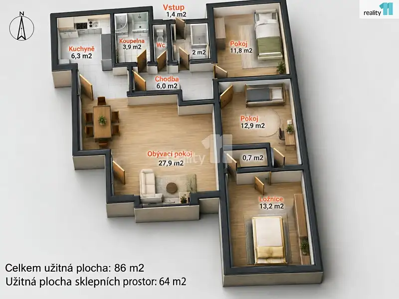 Prodej rodinného domu 150 m², pozemek 538 m², Kouřim – náhled fotky 2