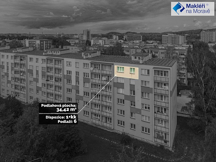 Prodej bytu 1+kk, 34 m² (3 z 31)