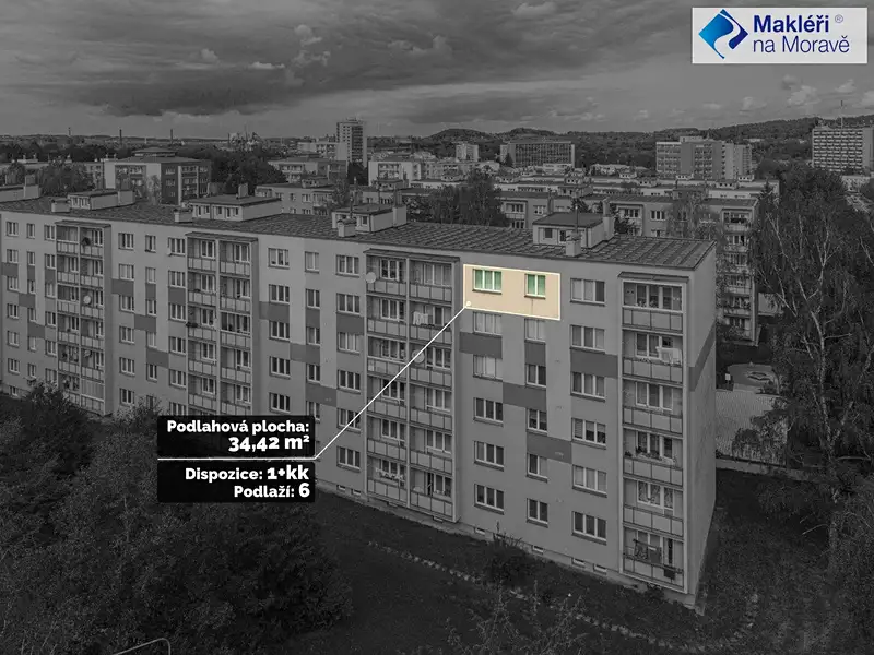 Prodej bytu 1+kk 34 m², Třinec – náhled fotky 3