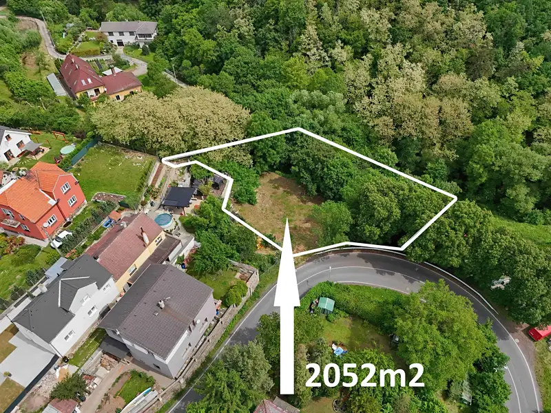 Prodej stavebního pozemku 2052 m², Hýskov – náhled fotky 2