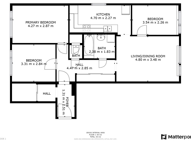 Квартира 4+1 на продаж, 80 м² (14 з 14)