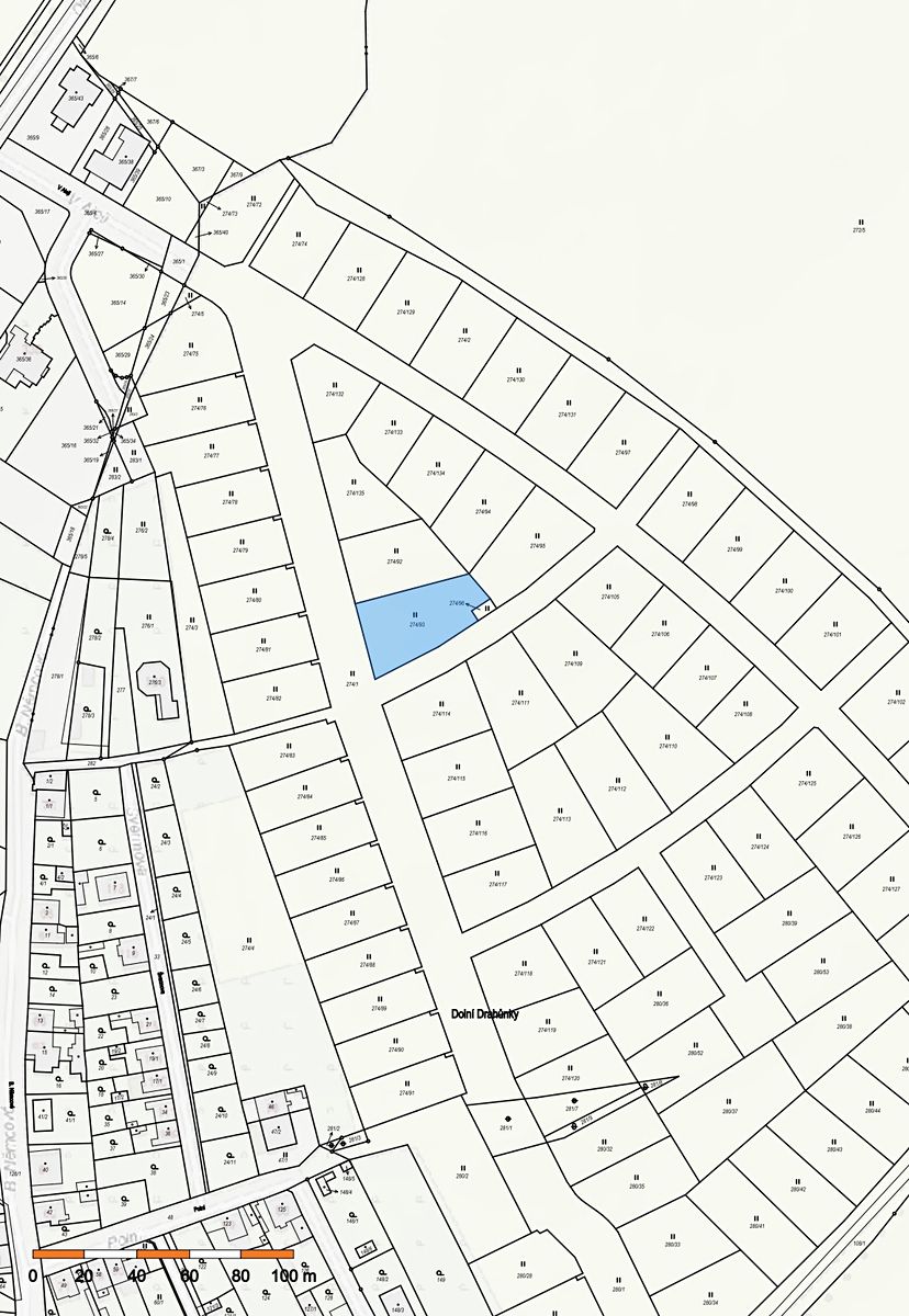 Prodej stavebního pozemku 1126 m², Dubí – fotka 1 z 3