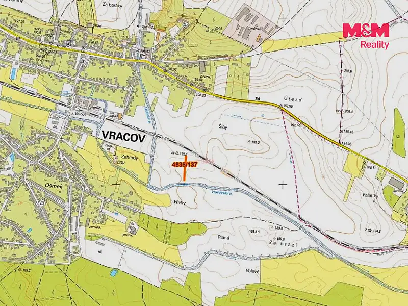 Prodej pole 344 m², Vracov – náhled fotky 2