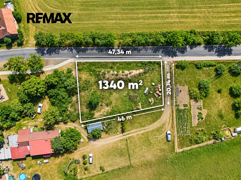 Prodej stavebního pozemku 1340 m², Žáky – náhled fotky 1