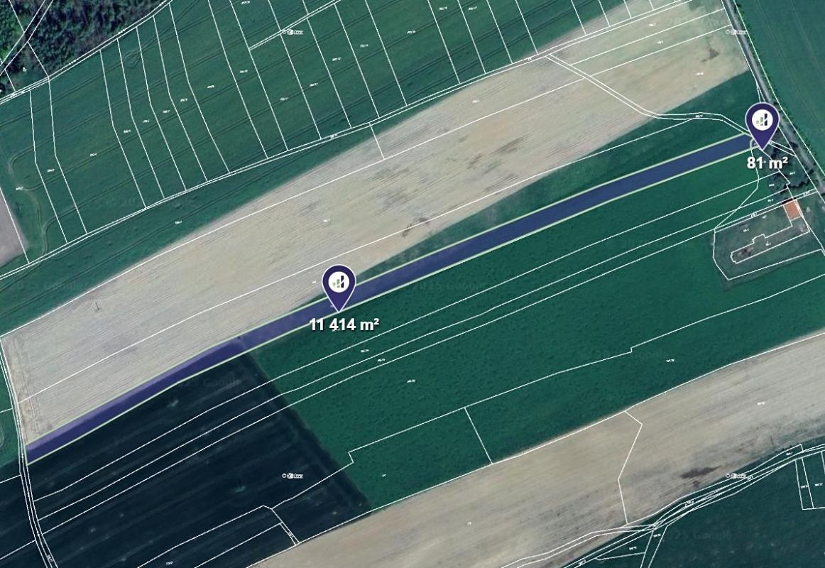 Prodej pole 11495 m², Hřebečníky – fotka 1 z 3